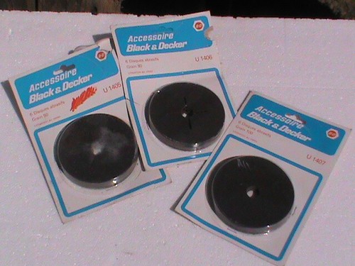 Lots 6disques abrasifs - 6disques,
